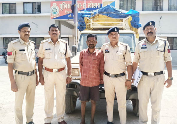 (कबीरधाम) कबीरधाम में वाहन चोरी का खुलासा: पीकअप बरामद, आरोपी गिरफ्तार