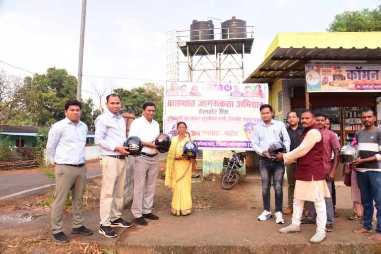 (कोंडागांव) सड़क सुरक्षा की दिशा में जिले में हेलमेट बैंक की अभिनव पहल