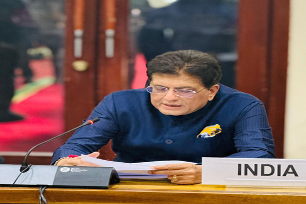 (नई दिल्ली)विश्व व्यापार संगठन में सुधार समावेशी और सदस्य-संचालित होने चाहिए : पीयूष गोयल