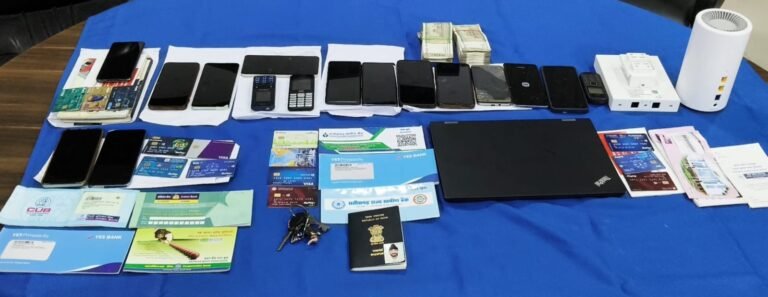 (दुर्ग) ऑनलाइन सट्टा रैकेट ध्वस्त, 7 धराए