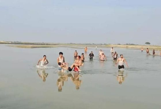 नदी में डूबने से दो चचेरे भाइयों की मौत
