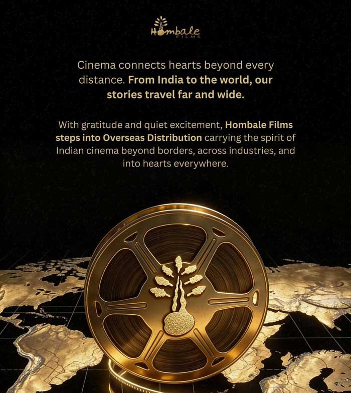 केजीएफ -कांतारा वाले होम्बले फिल्म्स का बड़ा ऐलान, भारतीय सिनेमा को मिलेगी वैश्विक मंच पर नई उड़ान