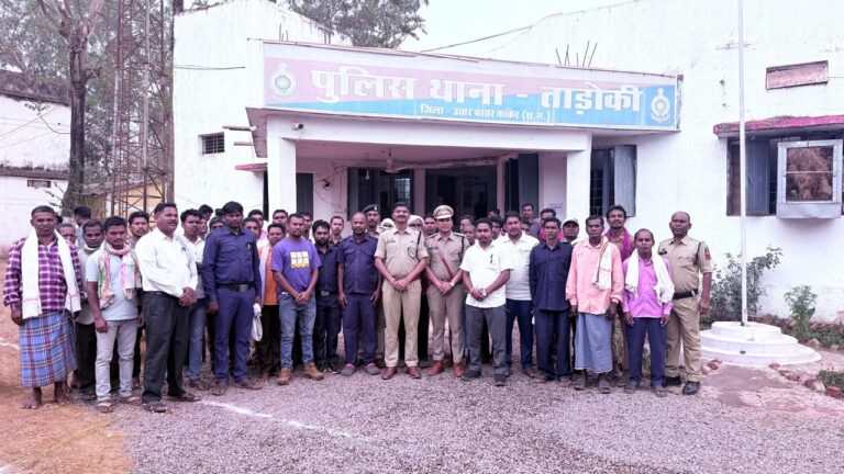 थाने में सिर्फ फाइलें नहीं, फील्ड की सच्चाई भी जांची गई… कांकेर के ताड़ोकी थाना निरीक्षण में सिस्टम को धार देने का बड़ा संदेश!”