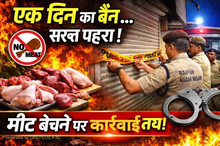 महावीर जयंती पर ‘मीट बैन’ लागू—31 मार्च को पूरे शहर में मांस-मटन बिक्री पूरी तरह बंद, उल्लंघन पर सख्त कार्रवाई तय