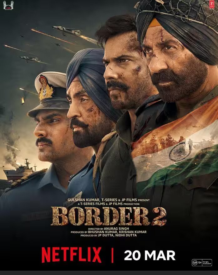 थिएटर के बाद ओटीटी पर आ गई है सनी देओल की बॉर्डर 2, नेटफ्लिक्स पर हुई स्ट्रीम