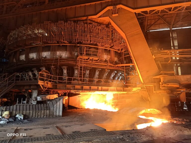 (रायपुर) भिलाई इस्पात संयंत्र ने रचा नया कीर्तिमान : हॉट मेटल उत्पादन 6 मिलियन टन के पार