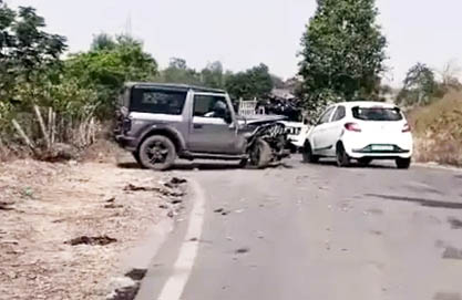 (कोरबा) दो अलग-अलग सड़क दुर्घटनों में 5 लोग घायल