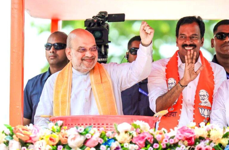 केरल चुनाव: केंद्रीय गृह मंत्री अमित शाह का भव्य रोड शो, लोगों की उमड़ी भारी भीड़