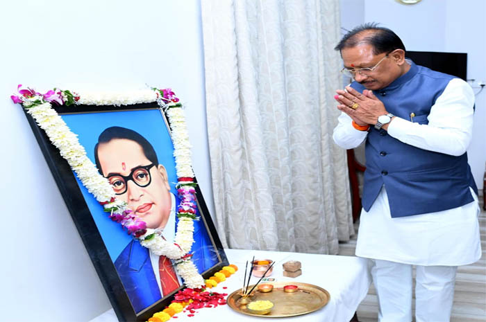 (रायपुर) डॉ. भीमराव अम्बेडकर जयंती पर मुख्यमंत्री साय ने किया नमन