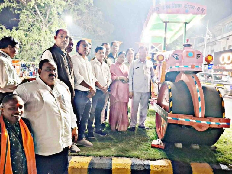 (कोरबा) शहर सौंदर्यीकरण की ओर बढ़ते कदम