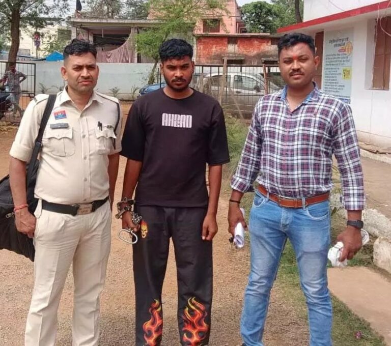 (रायपुर) चाकू लेकर घूमता बदमाश पकड़ाया