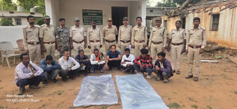 अंतरराज्यीय तेंदुआ खाल तस्करी गिरोह का पर्दाफाश, 9 आरोपी गिरफ्तार