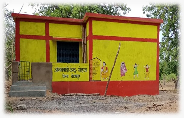 (बीजापुर) नन्हे सपनों को मिला नया पक्की छत का सहारा