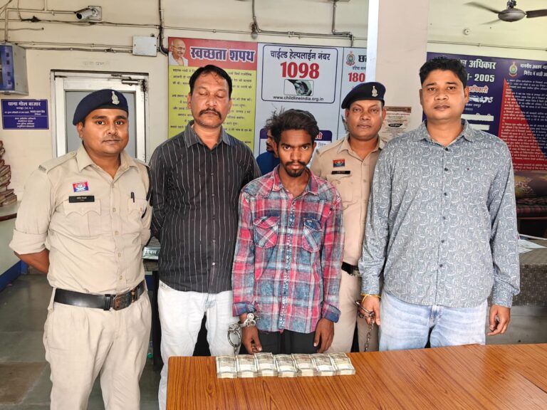 (रायपुर) गोल बाजार में ज्वेलरी दुकान में चोरी का खुलासा, 24 घंटे में आरोपी गिरफ्तार, 100प्रतिशत रकम बरामद