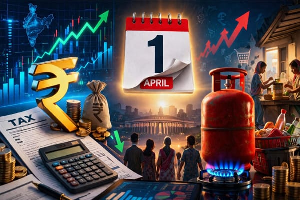नया वित्तीय साल, नए नियम: आयकर से लेकर एलपीजी तक, जानिए 1 अप्रैल से क्या-क्या हुए बदलाव और आपकी जेब पर कितना पड़ेगा असर