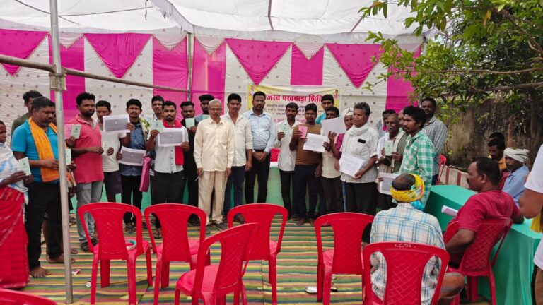 (कोंडागांव)ग्राम दादरगढ़ में राजस्व पखवाड़ा शिविर आयोजित