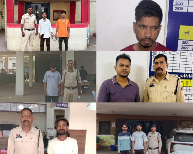 दो दिन में वारंटियों पर ‘सर्जिकल स्ट्राइक’: पश्चिम जोन पुलिस ने 53 फरार आरोपियों को दबोचकर भेजा जेल