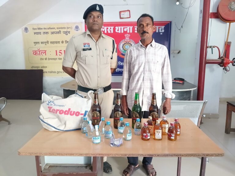 होटल के अंदर चल रहा था शराब का काला खेल… डोंगरगढ़ पुलिस की रेड में आदतन कोचिया रंगे हाथ गिरफ्तार,
