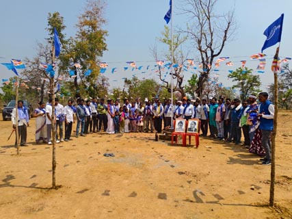 (बीजापुर) नलमल्ली से लिंगापुर-वरदली तक गूंजा जय भीम उत्साह से मनी अंबेडकर जयंती