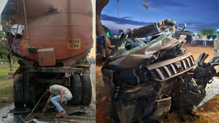 बरेली में दर्दनाक हादसा, खड़े टैंकर में पीछे से जा घुसी बोलेरो, 5 की मौत; कई घायल