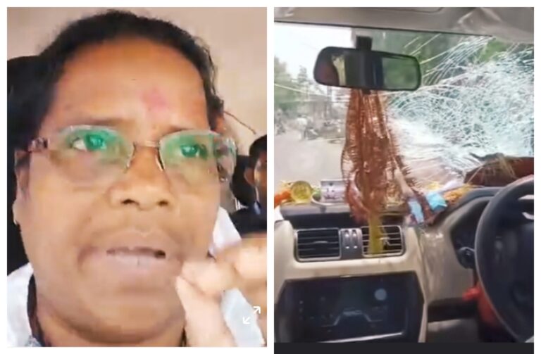 गोघाट में तृणमूल सांसद मिताली बाग पर हमला