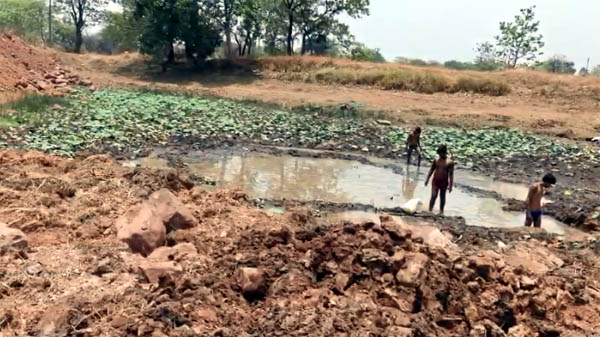 (सक्ति) तालाब पाटकर आरकेएम पावरजेन रेलवे ट्रैक बना रहा, कलेक्टर के संज्ञान के बाद कार्रवाई के निर्देश