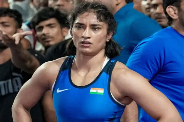 (नई दिल्ली)एशियन गेम्स ट्रायल के सेमीफाइनल में हारीं विनेश फोगाट, उभरती पहलवान मीनाक्षी गोयत ने दी शिकस्त