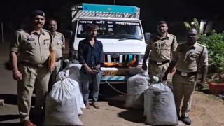 (गरियाबंद) फि र दबोचे गए गांजा तस्कर: सब्जी के कैरेट में छिपाकर ले जा रहे थे 65 लाख का माल