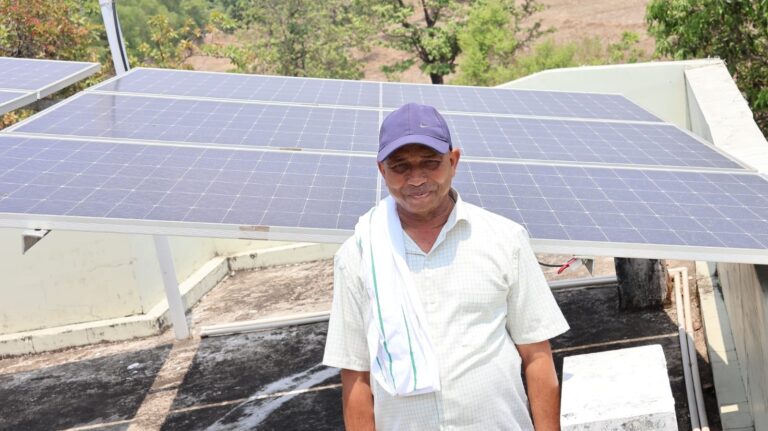 (बीजापुर)प्रधानमंत्री सूर्य घर मुफ्त योजना बनी सोनसाय बाकड़े के लिए राहत और बचत का माध्यम