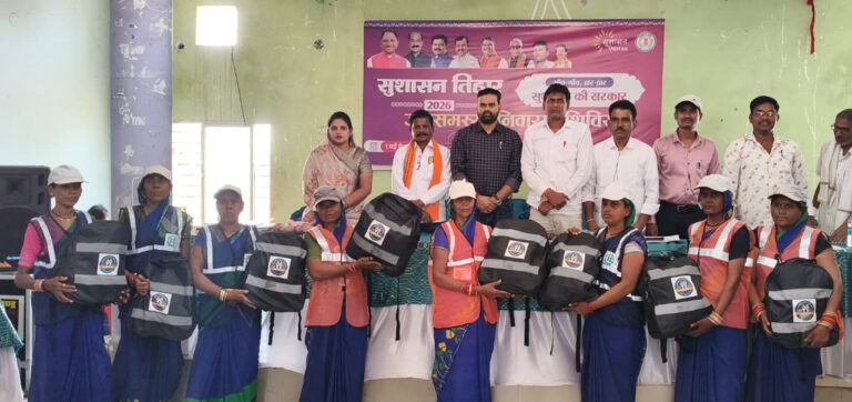 (दुर्ग) अहिवारा के मंगल भवन में जनसमस्या निवारण शिविर संपन्न