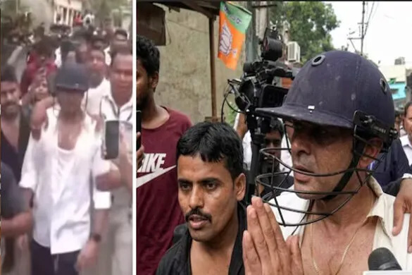 ममता बनर्जी के भतीजे अभिषेक बनर्जी पर हमला, भीड़ ने फेंके अंडे और फाड़ी शर्ट; हेलमेट ने बचाई जान