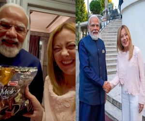 प्रधानमंत्री मोदी ने इटली की पीएम मेलोनी को भेंट की ‘मेलोडी’