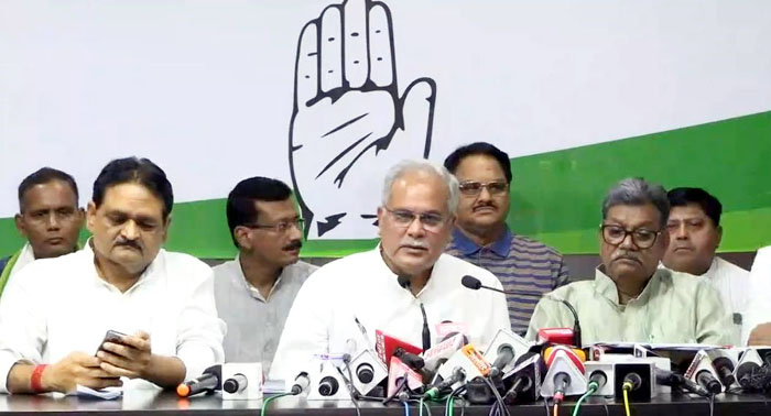 (रायपुर) कांग्रेस ने नक्सल उन्मूलन अभियान के लिए कुछ नहीं किया, केन्द्रीय गृहमंत्री का सफेद झूठ – भूपेश बघेल