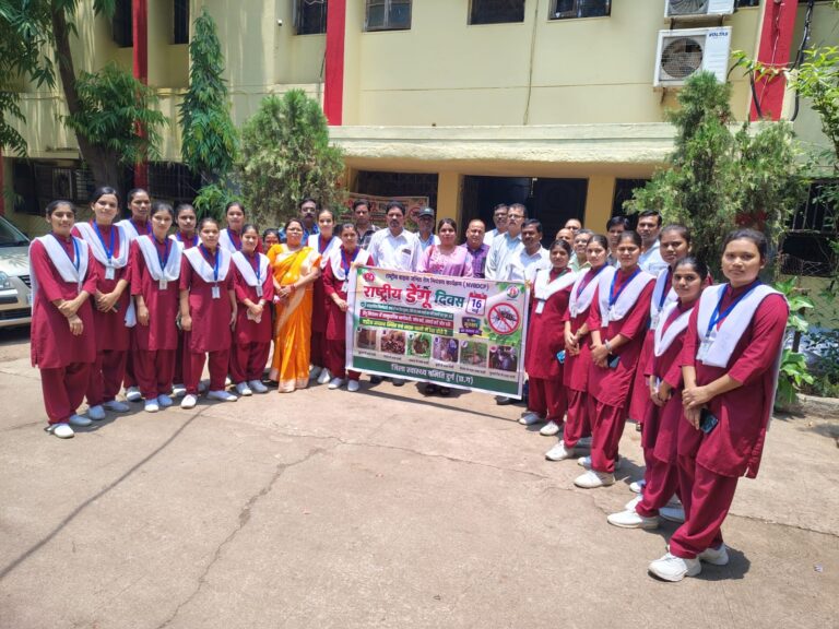 (दुर्ग)दुर्ग जिले में 16 मई को राष्ट्रीय डेंगू दिवस का कार्यक्रम रैली निकाली गई
