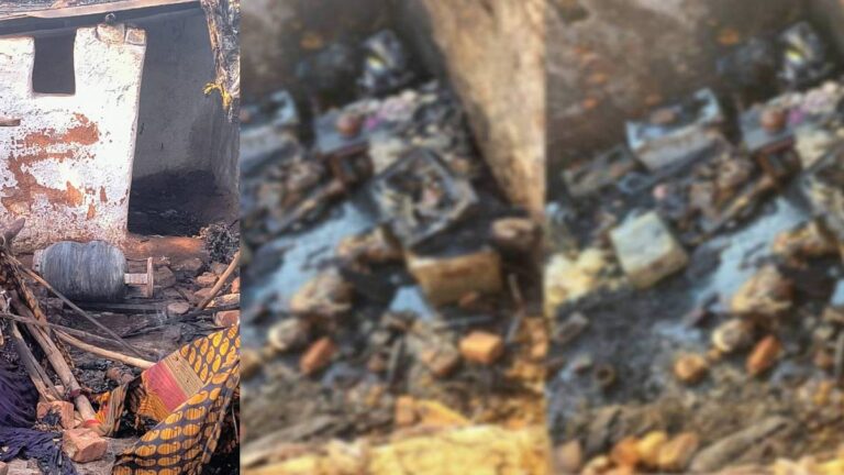 दुर्ग जिले के कुम्हारी में दर्दनाक हादसा: घर में आग लगने से एक ही परिवार के चार लोगों की मौत