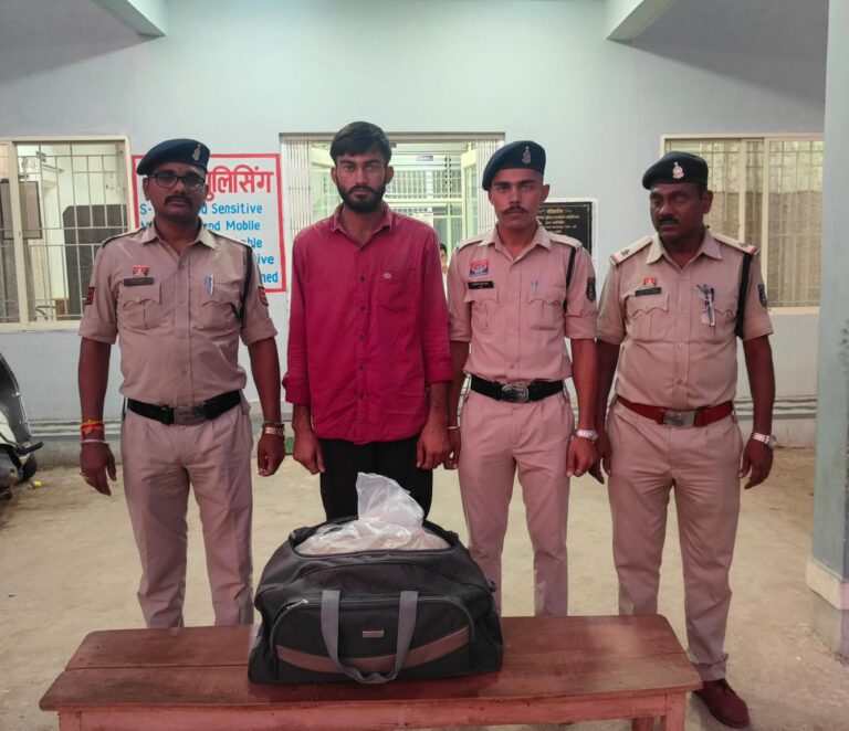 दुर्ग में डोडा चूरा तस्कर गिरफ्तार, राजस्थान से लाकर बोरसी में बेचने की थी तैयारी