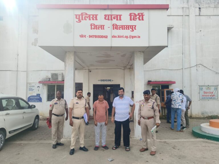 पेण्ड्रीडीह चौक में रंगदारी का खेल खत्म, जान से मारने की धमकी देने वाला गिरफ्तार