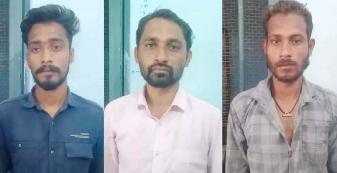 (धमतरी) एम्बुलेंस पर चालक पर हमला करने वाले 3 आरोपी गिरफ्तार