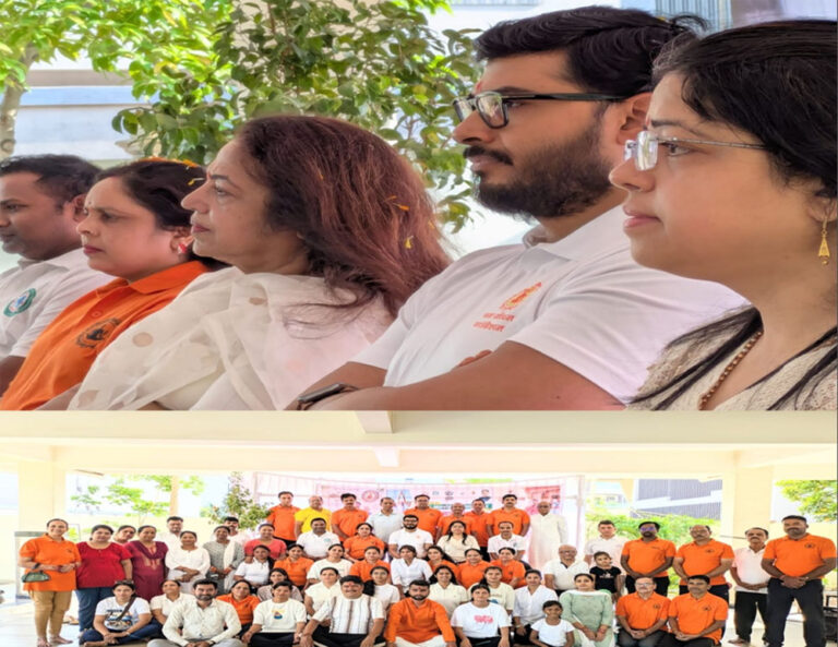 (रायपुर) अंतर्राष्ट्रीय योग दिवस पर परम् जीवनम् योग केंद्र में हुआ भव्य आयोजन