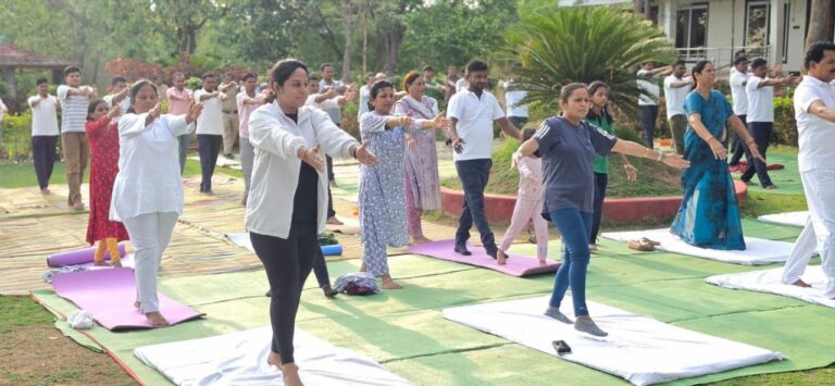 (कोण्डागांव)टाटामारी में अंतर्राष्ट्रीय योग दिवस उत्साहपूर्वक मनाया गया