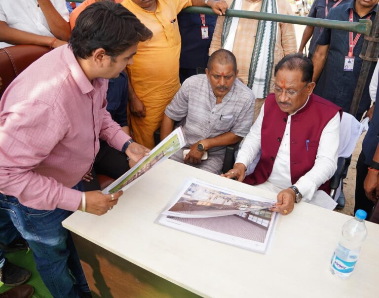 (रायपुर)मुख्यमंत्री विष्णुदेव साय ने सलियाटोली में निर्माणाधीन नालंदा परिसर का किया निरीक्षण