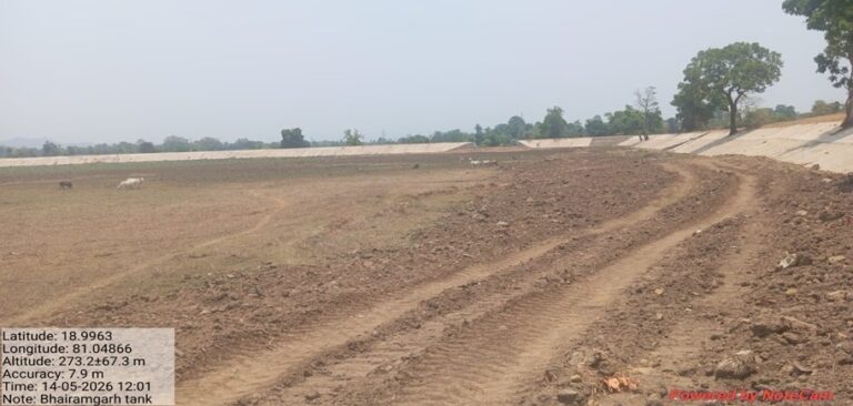 (बीजापुर)भैरमगढ़ जलाशय जीर्णोद्धार कार्य 69 प्रतिशत पूर्ण, 93 किसानों को मिलेगा लाभ