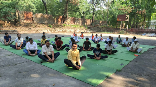 (कोरबा) अंतर्राष्ट्रीय योग दिवस पर योग कार्यक्रम एवं सम्मान समारोह संपन्न