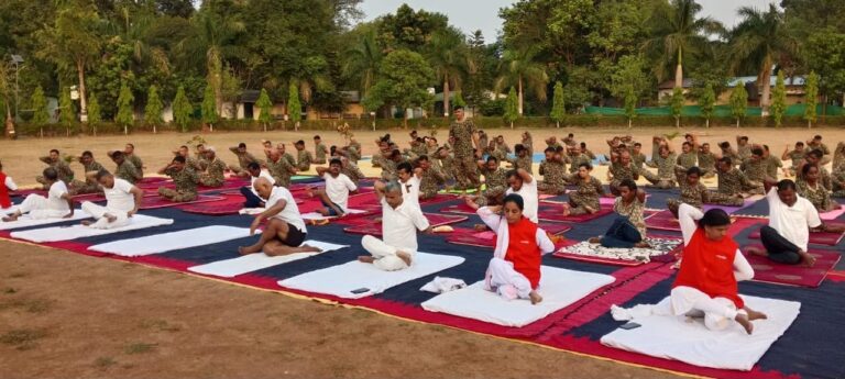 (नारायणपुर) माड़ मैत्री अभियान के तहत 03 दिवसीय योग शिविर का सफल समापन