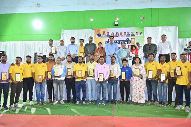 (धमतरी) ग्रीष्मकालीन खेल प्रशिक्षण शिविर का भव्य समापन