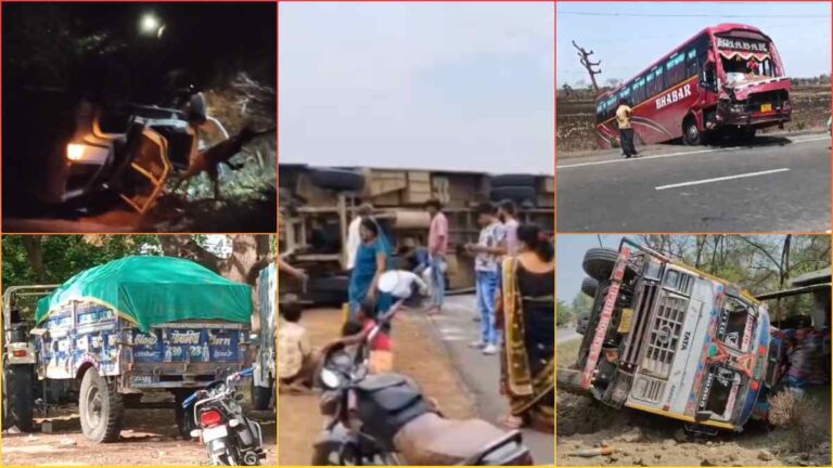 हादसों का शुक्रवार: 5 जगहों पर मौत का तांडव, 7 साल के मासूम समेत 3 की गई जान, कई घायल