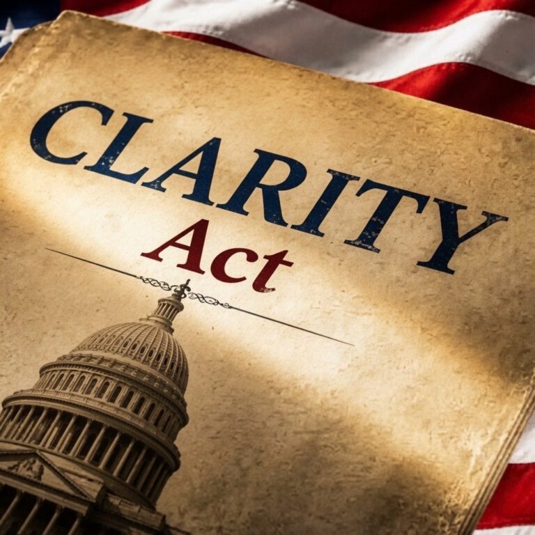 CLARITY Act: क्रिप्टो मार्केट रेगुलेशन के इतिहास में एक निर्णायक मोड़