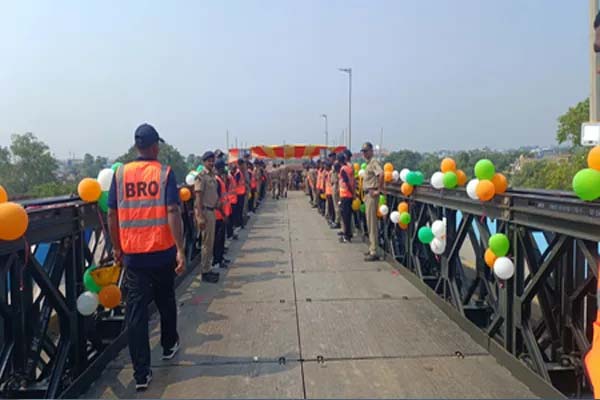 भागलपुर के विक्रमशिला सेतु पर बेली ब्रिज से परिचालन शुरू, लोगों को राहत