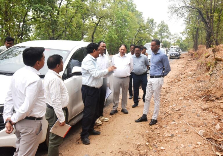 (रायपुर)लोक निर्माण विभाग के सचिव ने निर्माणाधीन राष्ट्रीय राजमार्ग एवं रतनपुर बायपास का किया निरीक्षण