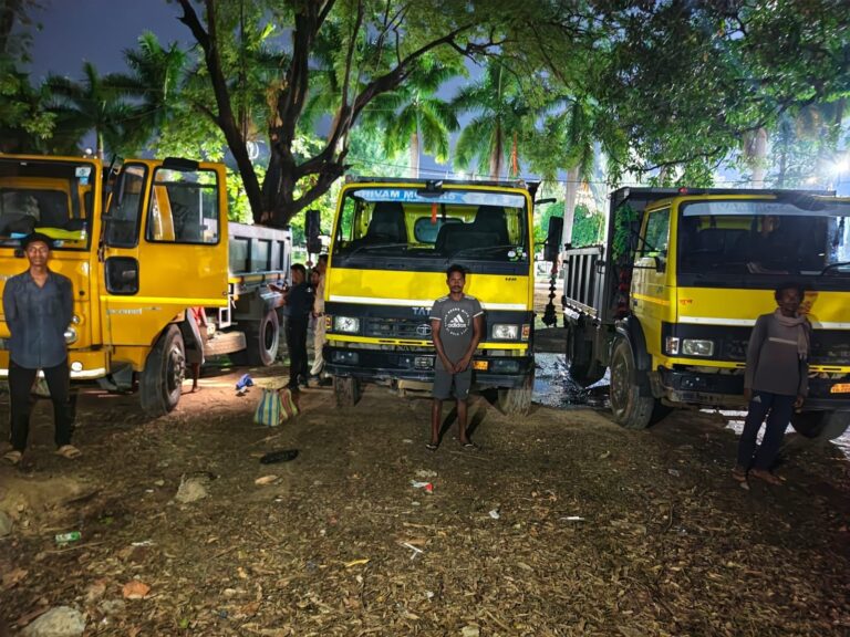 (रायपुर)मुख्यमंत्री विष्णु देव साय के निर्देश पर अवैध खनन के खिलाफ सख्त अभियान, 7 वाहन जप्त